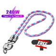 thumbnail image 4 of Steadline 2 in 1 Phone Lanyard with Charging Cable and Wearable Bracelet Design for Fast Charging and Data Transfer Reinforced Nylon Construction for Durability and Daily Use, 4 of 6