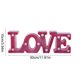 thumbnail image 3 of Lámparas De Plástico 1pc Conjoined Letter Lights Party Decorations in Pink Plastic Romantic Glimmer for Confessions and Home Décor with Gentle Non-Glaring Light Source 1.81x3.94x0.79" JASKFLY, 3 of 9