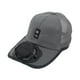 thumbnail image 3 of Sombrero De Visera Con Ventilador Yinane Gorra De Ventilador Con Energía Solar Para Correr Acampar Senderismo Gris Oscuro, 3 of 8