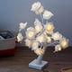 thumbnail image 1 of Árbol de flores LED LzGUNGY de rosas blancas 45 cm, 1 of 5
