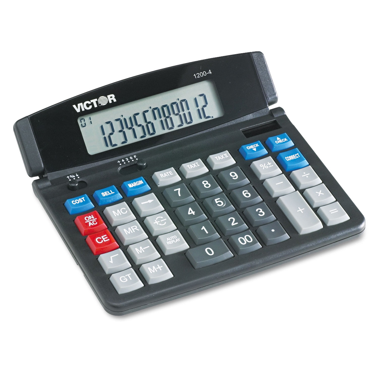 12-Digit LCD 074000010581 Sharp® QS-2130 Compact Desktop Calculator