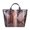 Style 3, variant on Retro Stripe Carrying Bag Fixed Length Shoulder Strap Lightweight (Coffee)