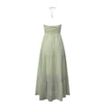 thumbnail image 4 of WILLBEST Chipotle Ranch Dressing Women Solid Color Spaghetti Strap V Neck Long Splicing Off Shoulder Sleeveless Casual Dress, 4 of 4