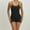 Black, variant on HOZADOIE Jumpsuits for Women Short One Piece Sleeveless Spaghetti Strap Seamless Workout Bodycon Summer Built in Bra Bodysuit Rompers Unitard Backless Yoga Outfits