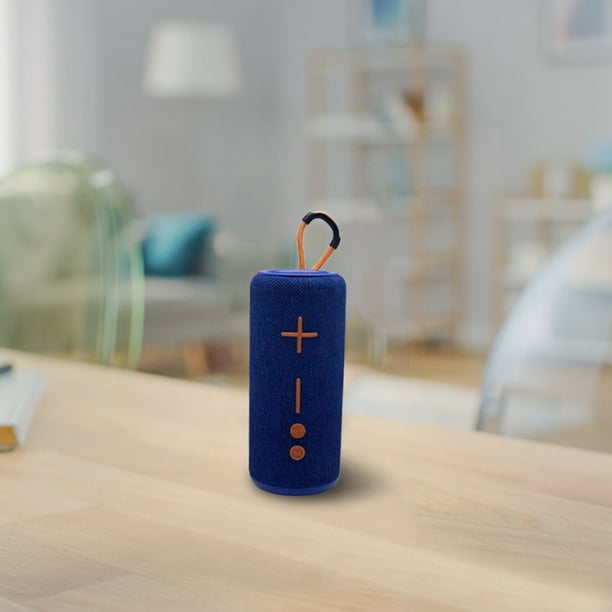 Altavoz Bluetooth portátil con subwoofer y efecto RGB, alta potencia de 10 W, tarjeta enchufable, radio FM, interconexión con cordón.