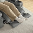 thumbnail image 4 of MCombo Electric Power Recliner Chair w/ Massage USB Cup Holders for Living Room Grey Fabric 6079, 4 of 8
