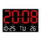 thumbnail image 3 of Reloj de Pared Multifuncional Perfecl Rojo Despertador, 3 of 8