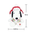 thumbnail image 4 of Peanuts 12 inch Musical Light Up Snoopy, Plush Toy, 4 of 11