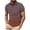 Brown, variant on Maean Men's V Neck T Shirts Short Sleeve Basic Tee Summer Casual Solid Color Dressy Shirts M-4XL