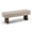Khaki_51.6", variant on GZXS Modern Upholstered Dining Bench in Khaki Boucle, 60" Long Cushioned Seat, Ideal for Dining Area or Living Space