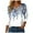 Navy, variant on vigerkar Women's 2025 Fashion Tops 3/4 Length Sleeve Business Casual Blouses Summer Tees Shirts Blue, L