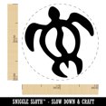 thumbnail image 2 of Honu Hawaiian Sea Turtle Self-Inking Rubber Stamp Ink Stamper - Black Ink - Mini 1/2 Inch, 2 of 7
