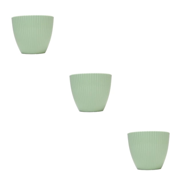 Wosthever y tamaños de macetas para plantas, jardines, belleza, accesorios de bonsái de plástico, plantas suculentas, macetas verdes de 9CM Type1 NO1