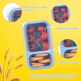 thumbnail image 3 of Contenedores para snacks DOSEWART reutilizables de 6 piezas con 2 compartimentos, 3 of 7