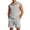 Gray, variant on Men Hooded Sleeveless Vest Jacket 2 Piece Outfit Set, Full Zip Drawstring Hoodie Waistcoat and Elastic Drawstring Waist Casual Shorts Summer Tracksuit Dark Blue