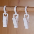 thumbnail image 4 of Plastic Swivel Hanging Hooks, Hat Hanging Clips Strong Load Bearing Capacity Adjustable Orientation Non Deform Easy Use Multi Functional PVC  for, 4 of 7
