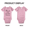thumbnail image 3 of Sent with A Kiss from My Great Grandpa in Heaven Funny Baby Boy Girl Rompers Unisex, 3 of 5