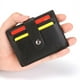 thumbnail image 5 of Tarjetero de PU con diseño de lichi para hombre, monedero portátil con cremallera para mujer, tarjetero con hebilla pequeña, tarjetero bancario, 5 of 6