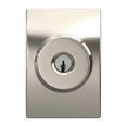thumbnail image 3 of Schlage F51A BWE 625 CEN Bowery Knob with Century Trim Keyed Entry Lock, Bright Chrome, 3 of 6