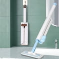 thumbnail image 3 of ZheElen Flat Microfiber Cleaning Tools Convenient For Any And Squeezing Pulling sky blue Add 3 replacements, 3 of 6