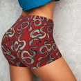 thumbnail image 4 of Fotbe Snake Shorts Sin Costuras – Shorts Deportivos de Cintura Alta para Mujer, Elásticos para Gimnasio, Yoga, Running o Ciclismo-Small, 4 of 8