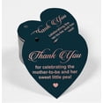 thumbnail image 2 of Inkdotpot Real Rose Gold Foil Thank You For Celebrating The Mother To Be Baby Shower Tag Favor Hang Paper Tag 50 Pieces, 2 of 8