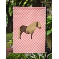 thumbnail image 3 of Carolines Treasures BB7914GF Shetland Cheval Rose Check Drapeau de Jardin, 3 of 3