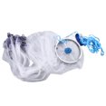 thumbnail image 3 of Cast Net, Wide Range Bait Net Manual Fishing Net High Efficient Fishing Tools Aluminum Ring American Style  For Sea For River For Pool, 3 of 8