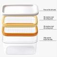 thumbnail image 1 of Caja para Cortar Mantequilla y Queso Fresco, Rectangular, con Cortador, para Guardar Mantequilla y Cortar Fácilmente, 1 of 4