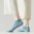 thumbnail image 5 of FAZVAOO No Show Socks for Women Cotton Non Slip Mesh Thin Socks,Blue 6 Pairs, 5 of 9