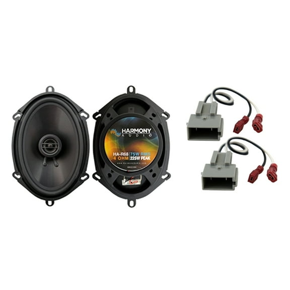 Fits Ford Econoline Full Size Van 92-96 Rear Door Replacement Speakers HA-R68