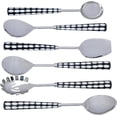 thumbnail image 4 of ABHAS Brass Spoon Set of 6 – Premium Black & White Polka Dot Handle Serving Spoons – Elegant Multi-Purpose Kitchen & Dining Utensil Set, 4 of 4