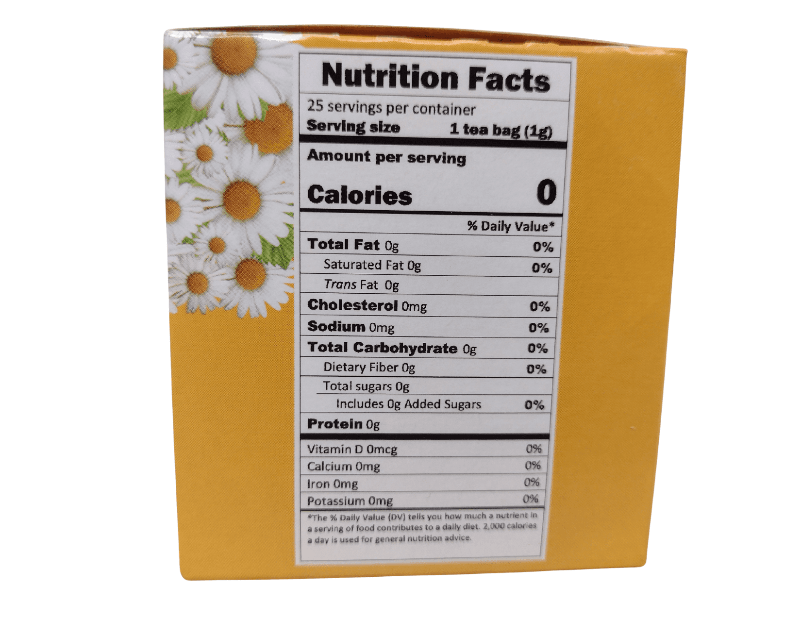 Therbal Chamomile Infusion Herbs Tea, 25 Tea Bags, 0.88 oz