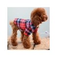 thumbnail image 1 of 1 Pieces Pet Plaid Shirt, Dog Clothing, Soft Pet Clothes For Dogs And Cats To Wear In All Seasons, 1 of 5