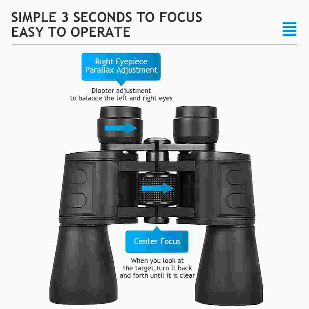 Binoculars Zoom 180x100 with daytime night vision high power waterproof binoculars