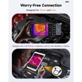 thumbnail image 2 of FOXWELL RT100 Thermal Camera for IOS Smartphones & PC, 256x192 IR High Resolution Thermal Imaging Camera for Home Automotive Industrial Leak Heat Loss Inpsection, 25Hz Refresh Rate Thermal Imager, 2 of 8
