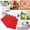 Red, variant on PPKVUFD 5pcs 9 x 12 inches (23cm*30.5cm) 3mm Thick Felt Fabric Sheet White Color Felt Pack DIY Craft Squares Nonwoven