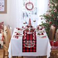 thumbnail image 3 of SHAR Christmas Table Runners, Long Christmas Table Runner, Red Christmas Table Runner, Indoor Christmas Table Decoration, 180*3 Rectangle Christmas Table Runner, for Table Decoration, F, 3 of 5