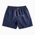 thumbnail image 1 of Pantalones de playa de un cuarto de largo de fibra de poliéster para hombres, pantalones cortos de baño de secado rápido de cinco minutos para hombres, pantalones de playa deportivos, 1 of 6