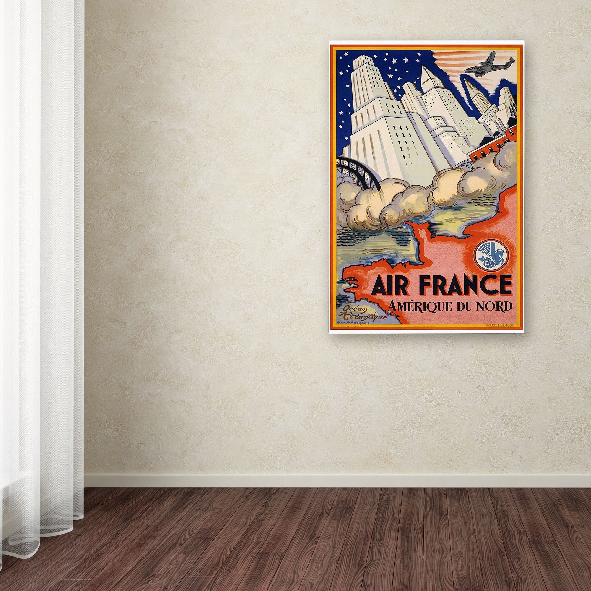 Trademark Fine Art 'Travel 285' Canvas Art by Vintage Lavoie