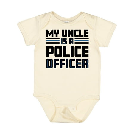 

Inktastic My Uncle is a Police Officer Gift Baby Boy or Baby Girl Bodysuit