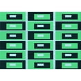 thumbnail image 1 of Ahgly Company Machine Washable Indoor Rectangle Transitional Deep Teal Green Area Rugs, 2' x 5', 1 of 7