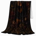 thumbnail image 2 of Rottweiler Portrait Dog, Peaceful Pet decorative motif Scene, Warm Flannel Blanket for Living Room and Bedroom with Detailed Artwork, Animal Lovers person's Day Gift, Artistic Home Decor, 2 of 9