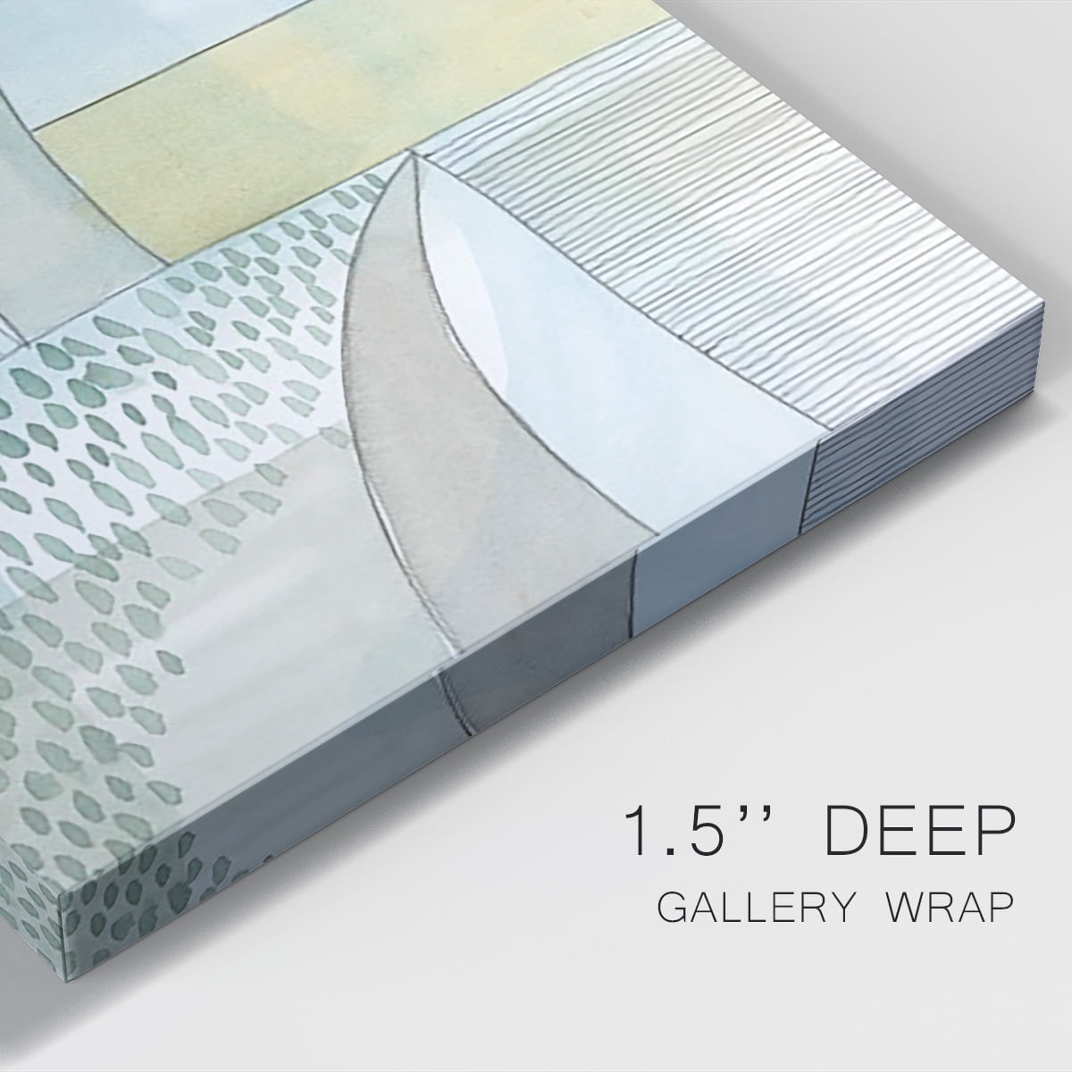 Mint Reflection II Premium Gallery Wrapped Canvas - Ready to Hang