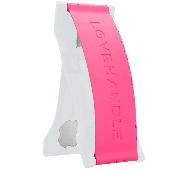 Products LoveHandle PRO Silicone - Hot Pink Silicone on White Base