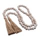 thumbnail image 2 of Farmhouse Wood Bead Garland Home Decor, Natural Wood Garland From Tiered Tray, Decorative Garland, Rustic Decor, 2 of 5