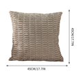 thumbnail image 4 of Throw Pillow Cover 18x18 Inch Corduroy Solid Color Decorative Cushion Case Soft Pillowcase for Sofa Home Living Room Modern Decor by PALIFEUR, 4 of 9