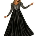 thumbnail image 1 of adviicd Robes de Cocktail pour Femmes Robes de Soirée pour Femmes Robes Formelles pour Femmes Soirée Élégante Fendue Argent,TG, 1 of 5