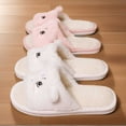 thumbnail image 5 of LHUnf Fuzzy Slippers For Women House Indoor Cozy Winter Slippers Indoor Shoes With Adorable Cat Print Design Bedroom Winter Shoes, 5 of 6