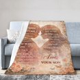 thumbnail image 3 of Mom Blanket Gift Throw Blanket Cozy Soft Inspirational Meaningful Love Home Decor Gift for Mom from Son Mothers Day Birthday Family Appreciation Gift 50x40, 3 of 6